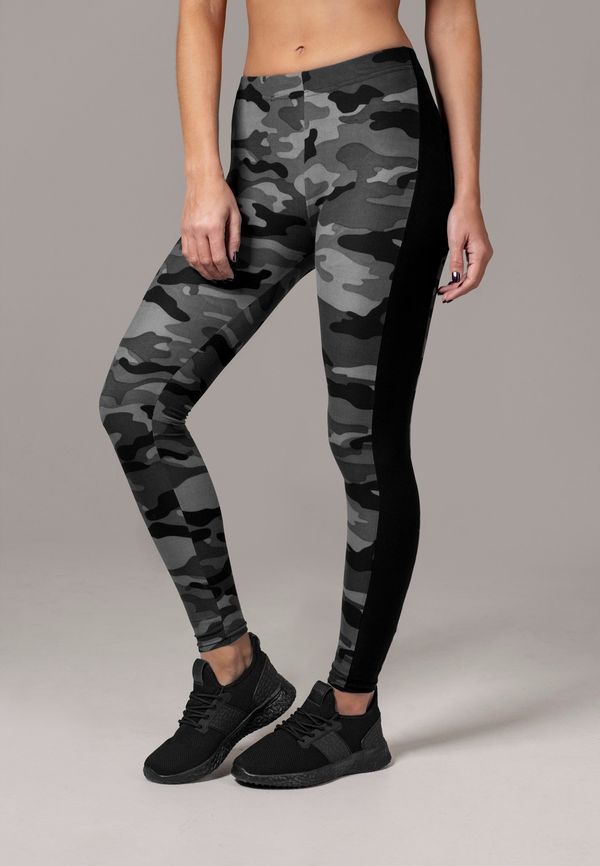 Urban Classics Women's Camo Stripe darkcamo/blk leggings