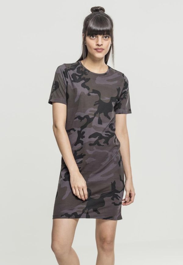 Urban Classics Women's Camo T-Shirt Dark Camo Dress