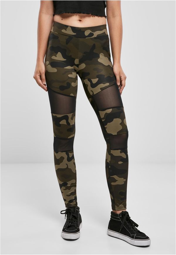 UC Ladies Women's Camo Tech Mesh woodcamo/blk Leggings