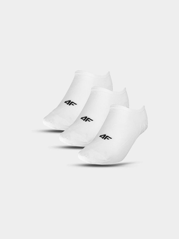 4F Women's Casual Short Socks (3 Pack) 4F - White