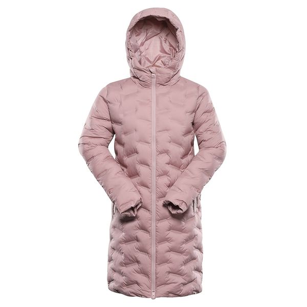 ALPINE PRO Women's coat with impregnation ALPINE PRO AWEDA pale mauve