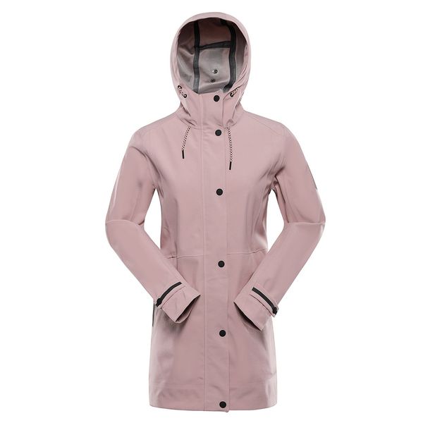 ALPINE PRO Women's coat with PTX membrane ALPINE PRO SETIJA pale mauve