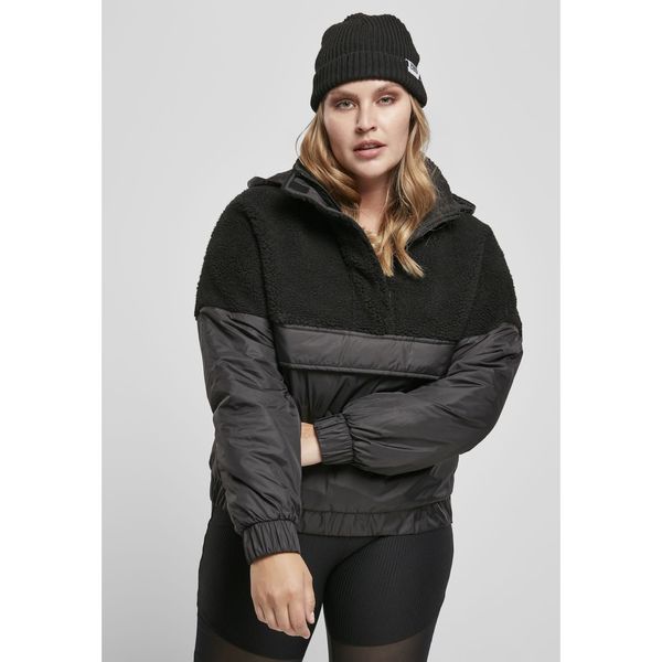 Urban Classics Women's compression jacket Sherpa Mix black/black