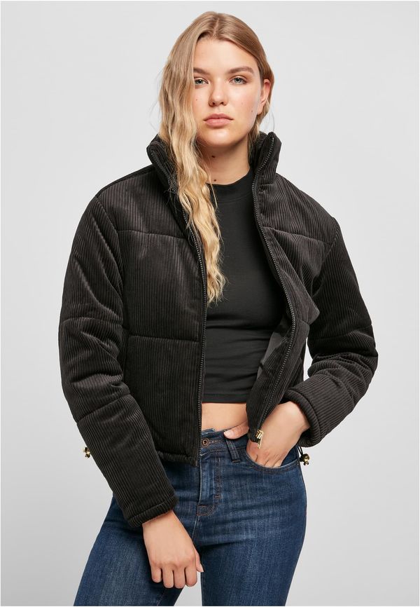 Urban Classics Women's corduroy jacket black