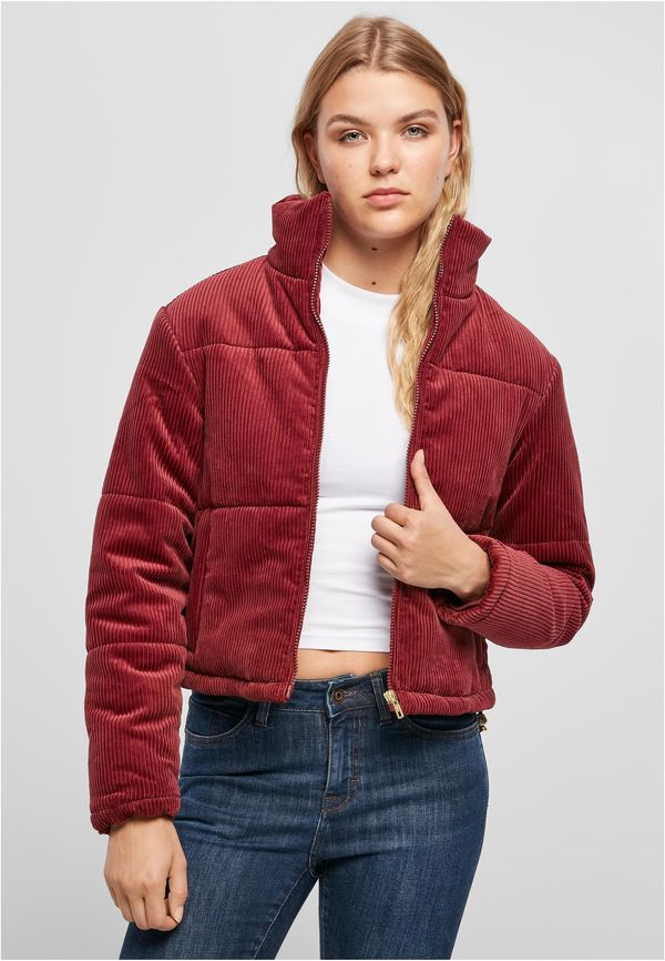 UC Ladies Women's corduroy jacket burgundy