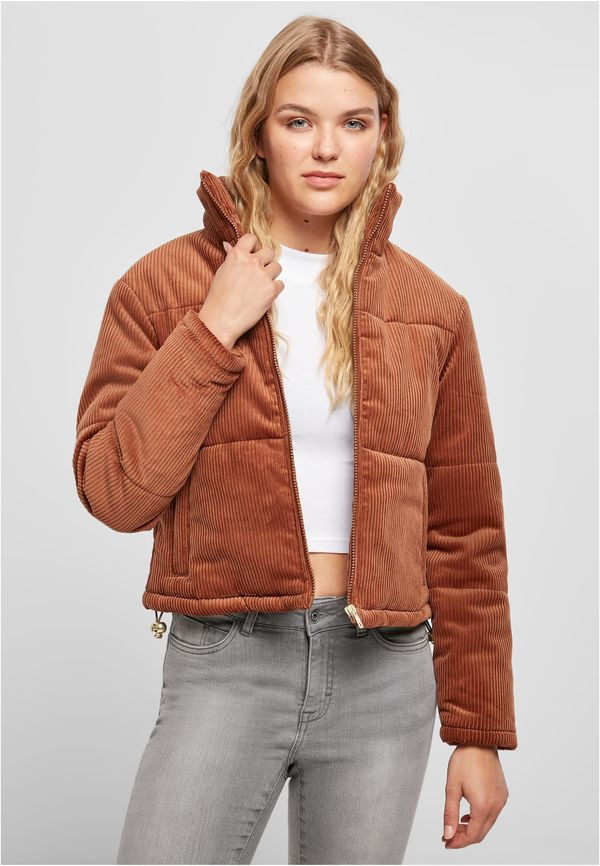 Urban Classics Women's corduroy jacket made of caramel