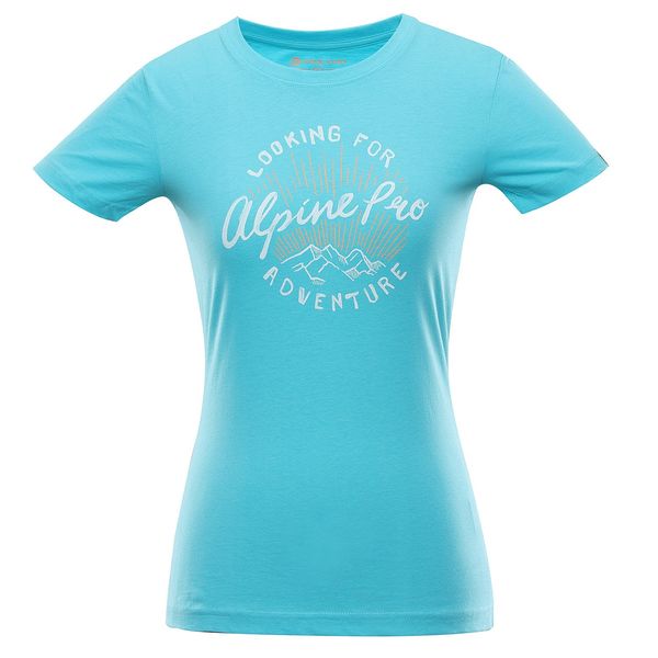 ALPINE PRO Women's cotton T-shirt ALPINE PRO UNEGA 8 curacao variant pg