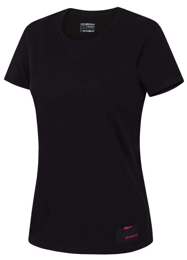 HUSKY Women's cotton T-shirt HUSKY Tee Base L black