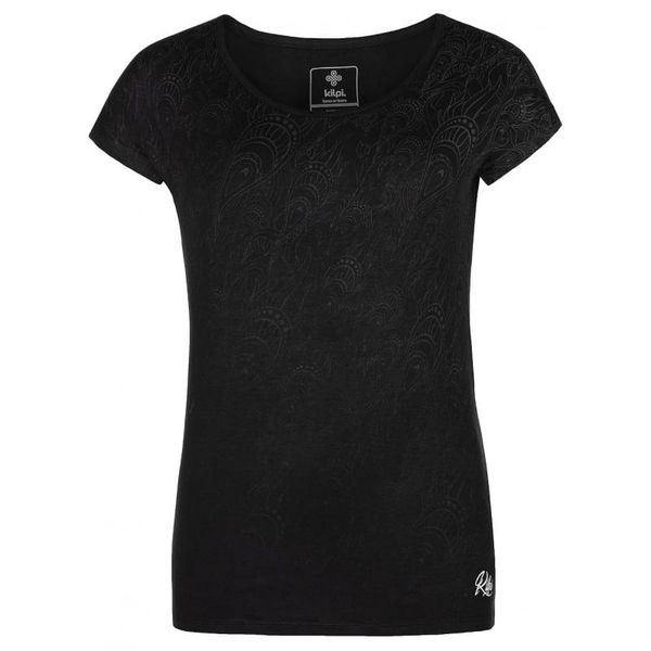Kilpi Women's cotton t-shirt Kilpi CHRISTIE-W black