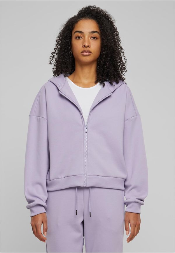 Urban Classics Women's Cozy Short Hoody lilac sweatshirt