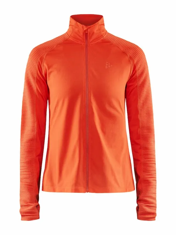 Craft Women's Craft Core Charge Jersey Jersey Orange Jacket