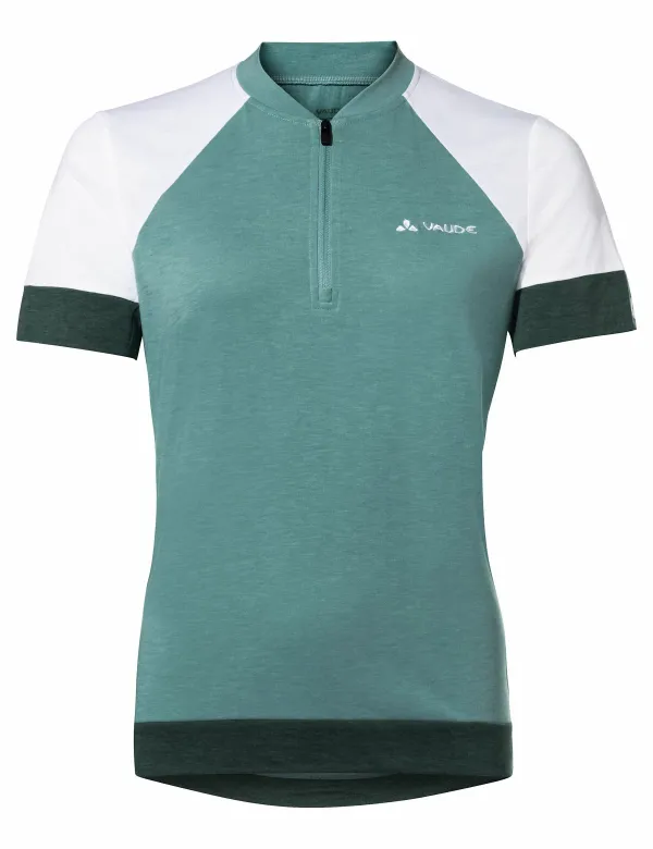 Vaude Women's cycling jersey VAUDE Altissimo Q-Zip Shirt Dusty moss 40