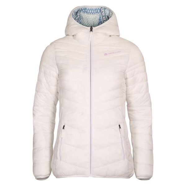 ALPINE PRO Women's double-sided jacket hi-therm ALPINE PRO MICHRA white variant pa
