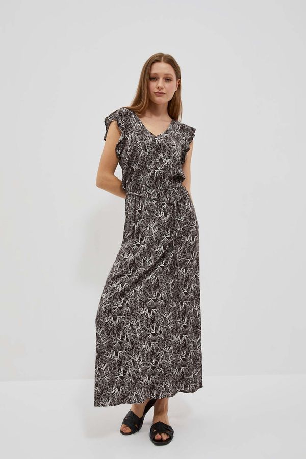 Moodo WOMEN'S DRESS L-SU-4036 D.OAK