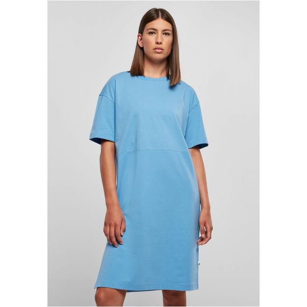 Urban Classics Women's dress with slit blue