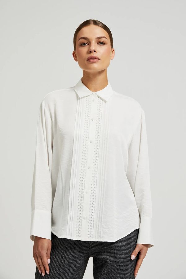 Moodo Women's elegant shirt MOODO - white