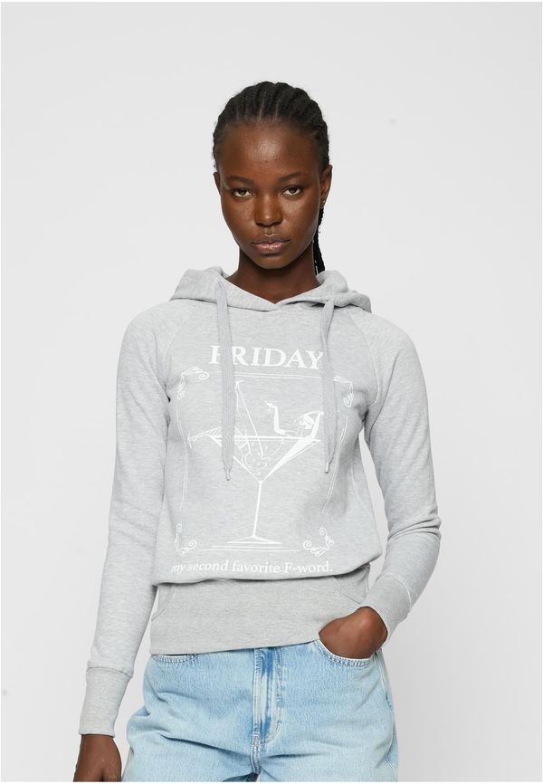 Mister Tee Women's F-Word Hoody Grey