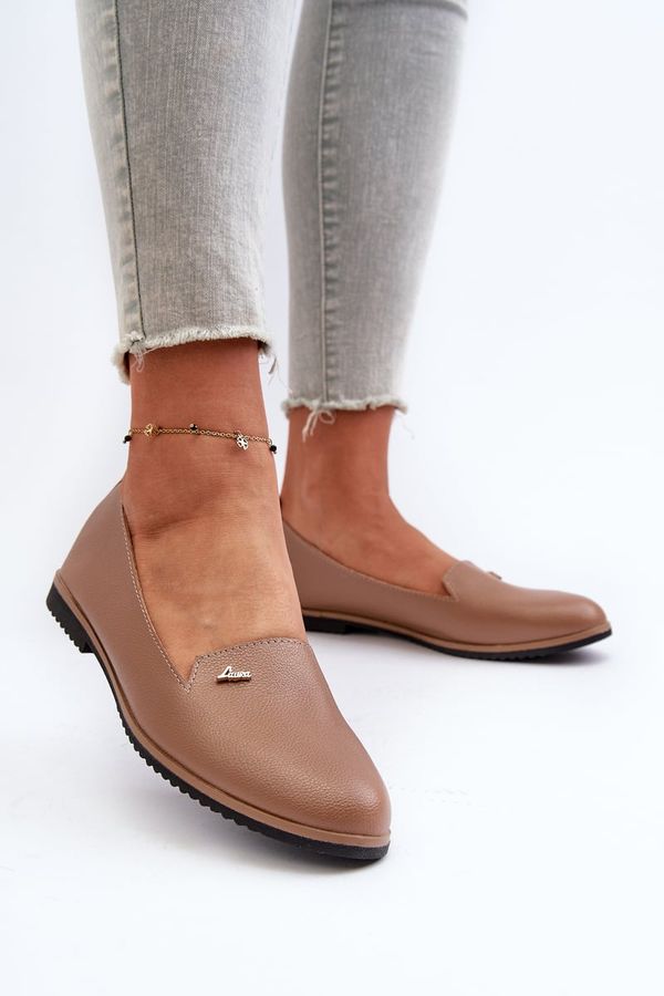 Kesi Women's flat loafers brown Enzla