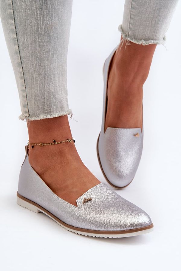 Kesi Women's flat loafers Silver Enzla