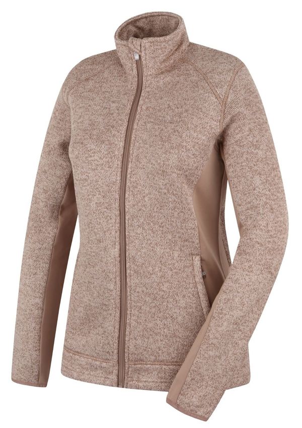 HUSKY Women's fleece sweater with zipper HUSKY Alan L beige