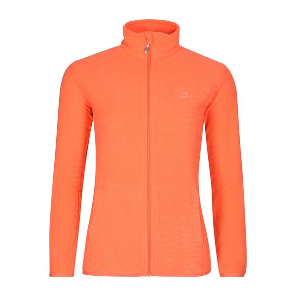 ALPINE PRO Women's fleece sweatshirt ALPINE PRO SIUSA fresh salmon