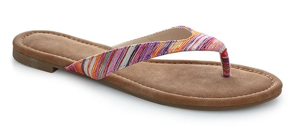 LOAP Women's flip-flops LOAP HERBA Brown/Pink