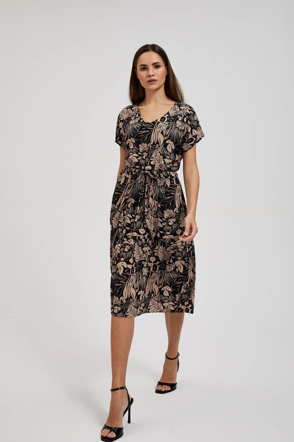 Moodo Women's floral dress MOODO - black