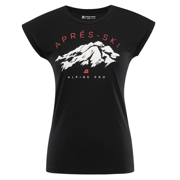 ALPINE PRO Women's functional T-shirt with cool-dry treatment ALPINE PRO GREMA black variant pa