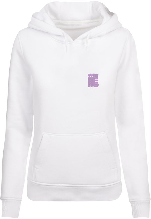 Mister Tee Women's Glory Dragon V2 Hoody Sweatshirt - White