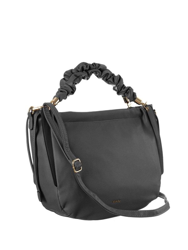 Fashionhunters Women's gray bag made of eco-leather