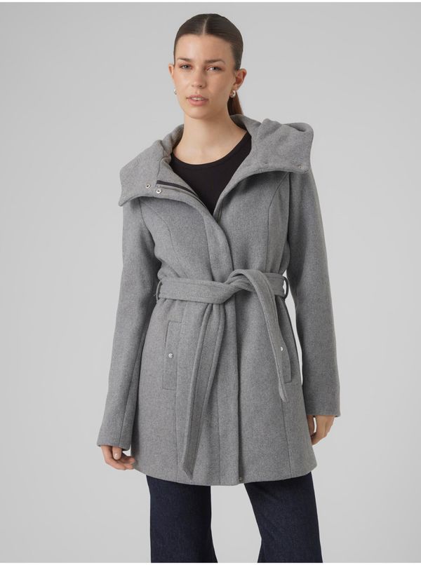 Vero Moda Women's grey coat VERO MODA Classliva - Women