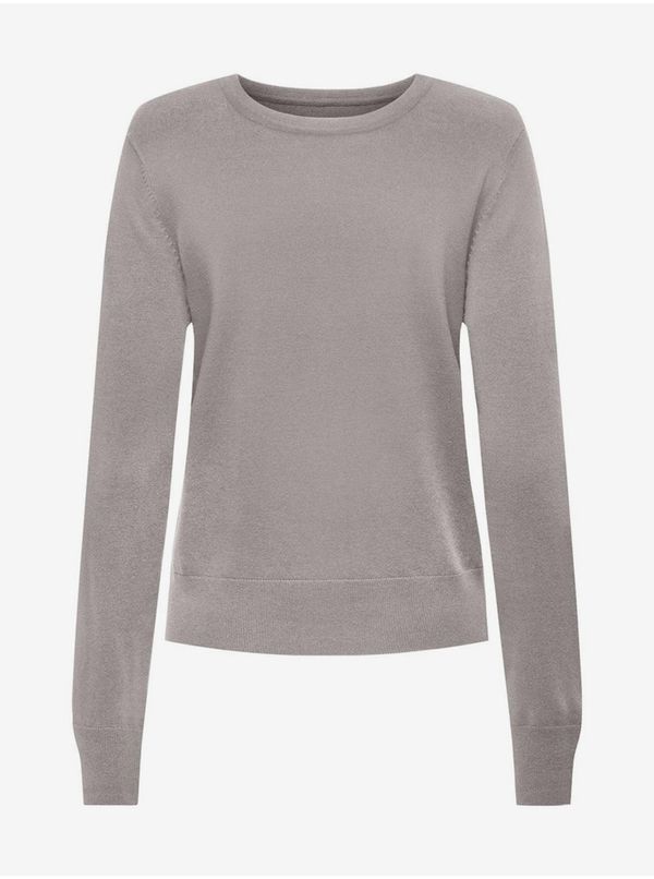 Only Women's Grey Light Sweater ONLY Jasmin - Women
