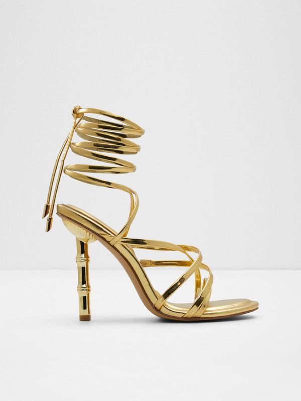 Aldo Women's high-heeled sandals in gold ALDO Bamba Mirror