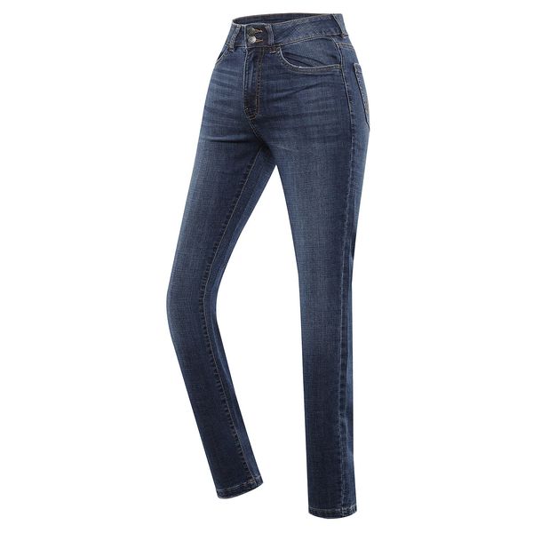 NAX Women's high-waisted jeans nax NAX IGRA mood indigo