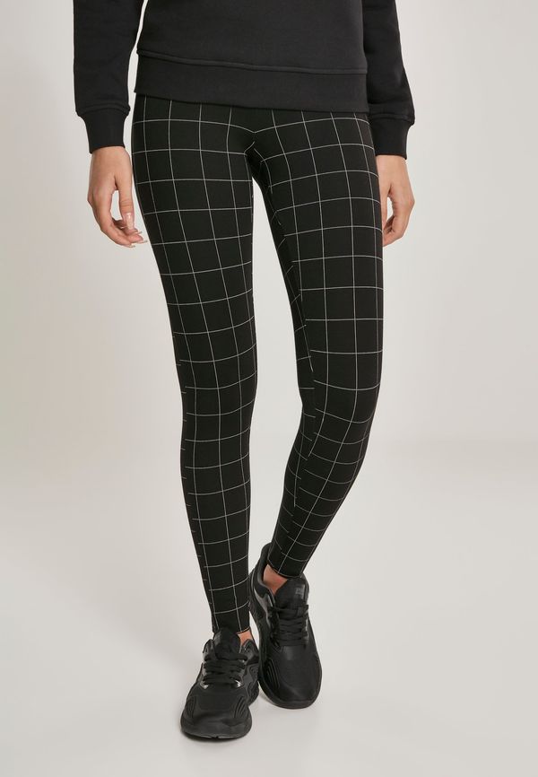 Urban Classics Women's high-waisted leggings black/white