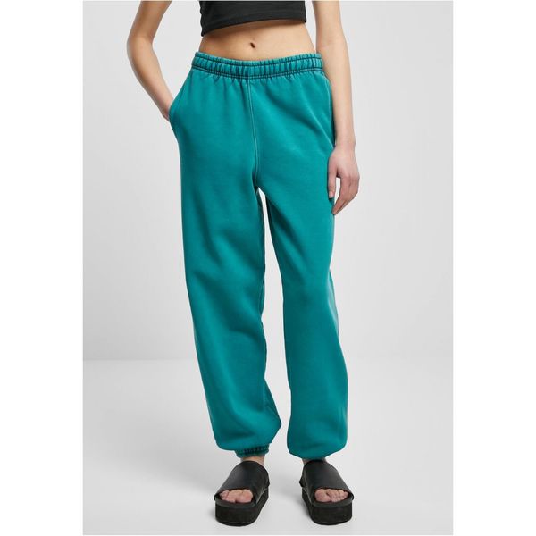 Urban Classics Women's high-waisted sweatpants with high waist, water green