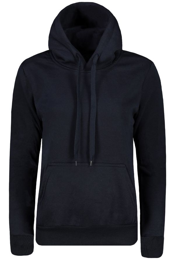 DStreet Women's hoodie BASIC dark blue BY0561