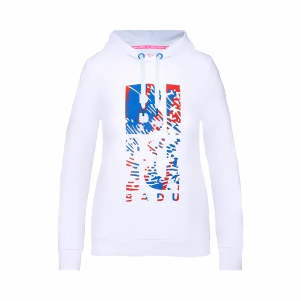 BIDI BADU Women's Hoodie BIDI BADU Tendai Lifestyle Hoody White/Blue M