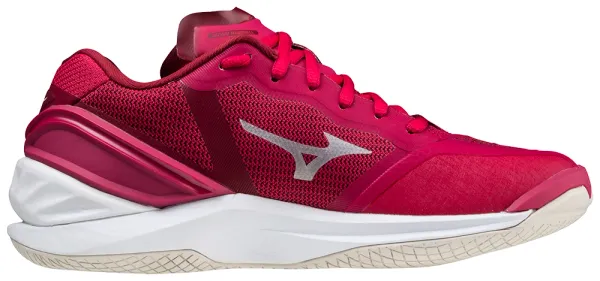 Mizuno Women's indoor shoes Mizuno Wave Stealth Neo Persian Red White EUR 40