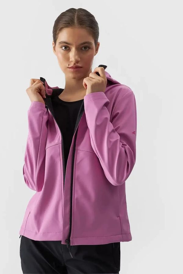 4F Women's Jacket 4F Softshell Membrane 5000 4F Pink 4FWAW24TSO