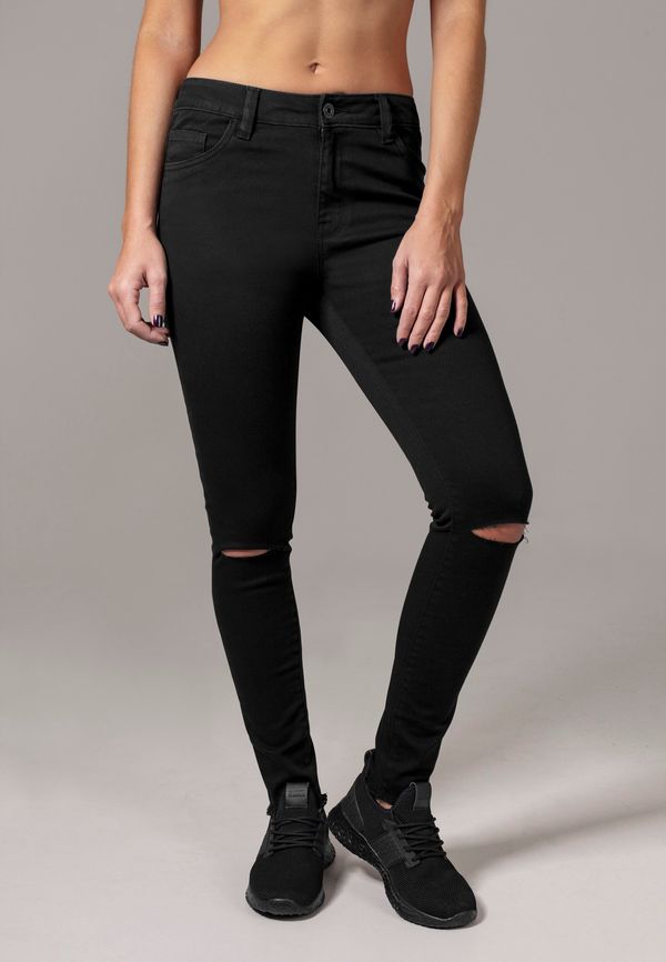 Urban Classics Women's jeans URBAN CLASSICS - black