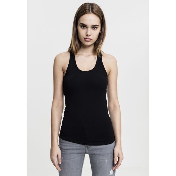 Urban Classics Women's jersey black tank top