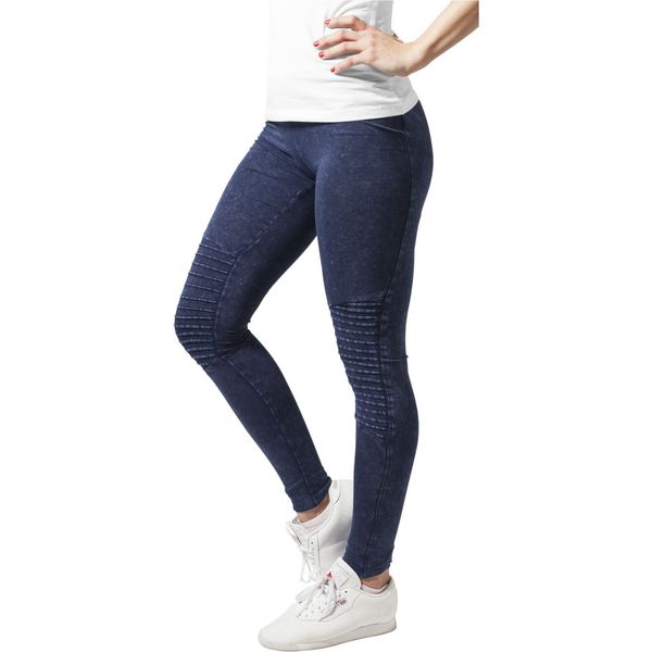 Urban Classics Women's Jersey Denim Leggings - Blue