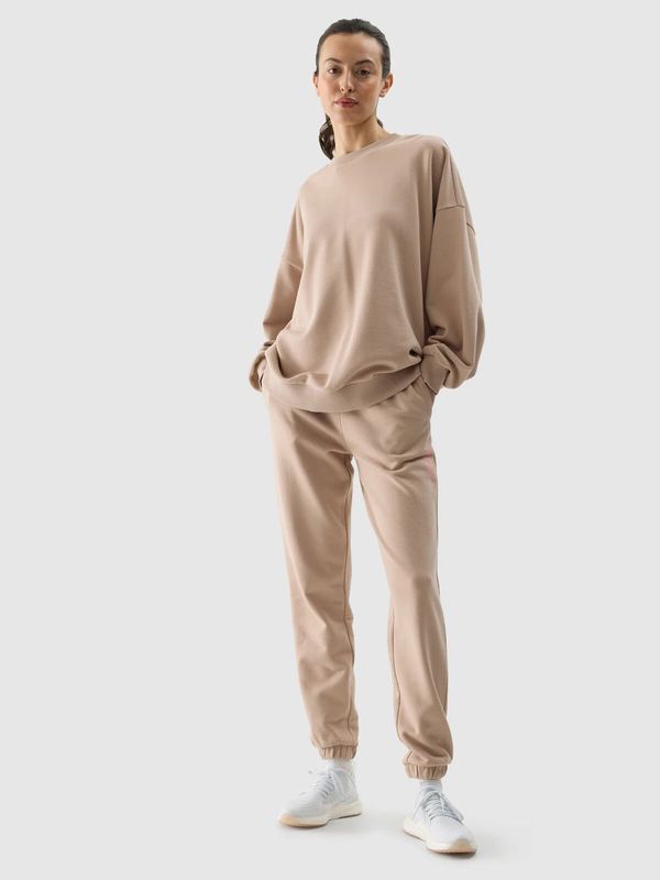 4F Women's jogger sweatpants 4F - beige