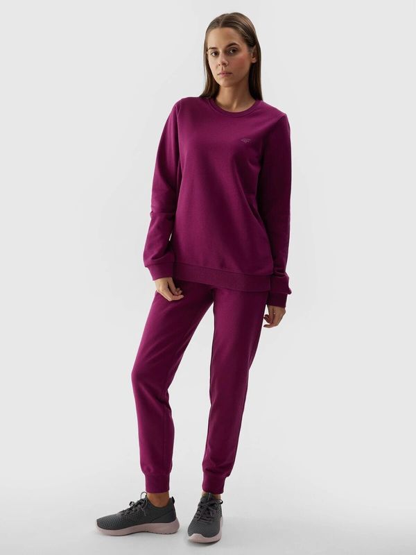 4F Women's jogger sweatpants 4F - purple