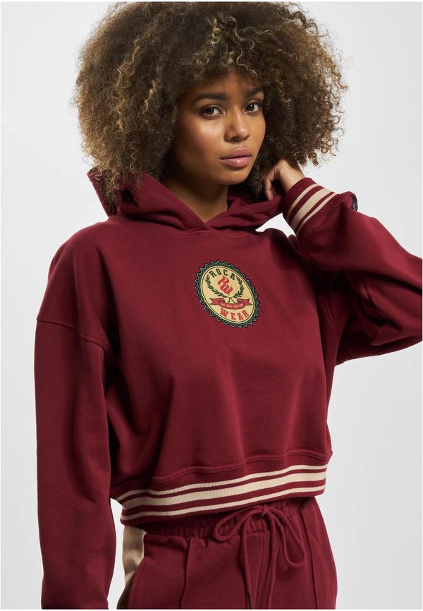 Rocawear Women's Kansas Hoody Sweatshirt - burgundy