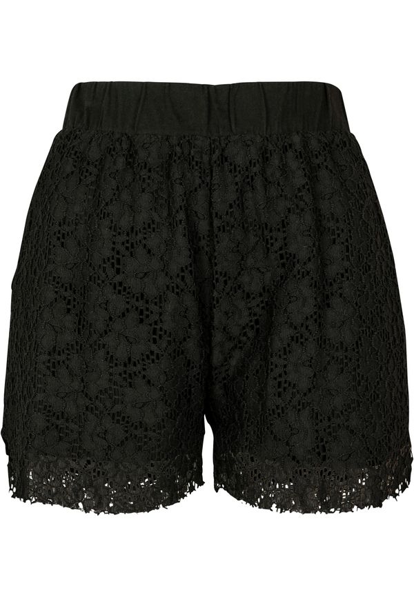 Urban Classics Women's Laces Shorts - Black