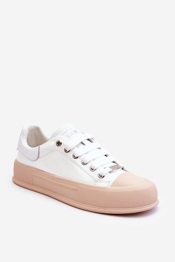 GOE Women's Lacquered Platform Sneakers GOE