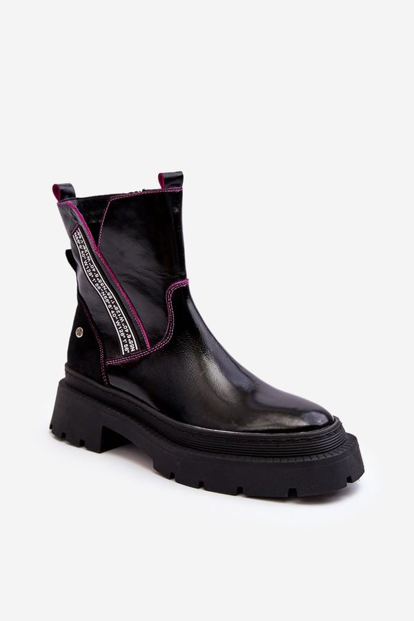 Kesi Women's leather boots Maciejka 06236-15 black