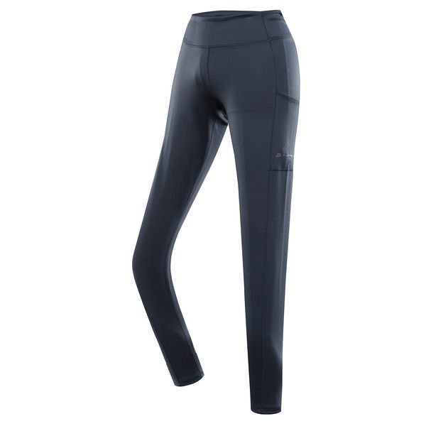 ALPINE PRO Women's leggings with cool-dry ALPINE PRO GERWA dark slate